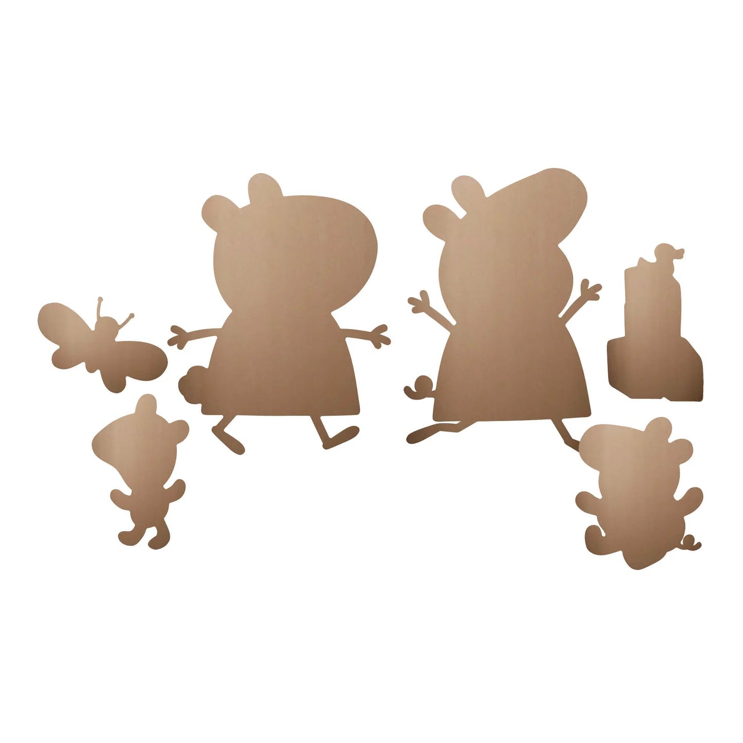 Peppa Pig, Baby Evie and Suzy Sheep Wall Decoration Pack Cardboard Cutouts Height 44cm