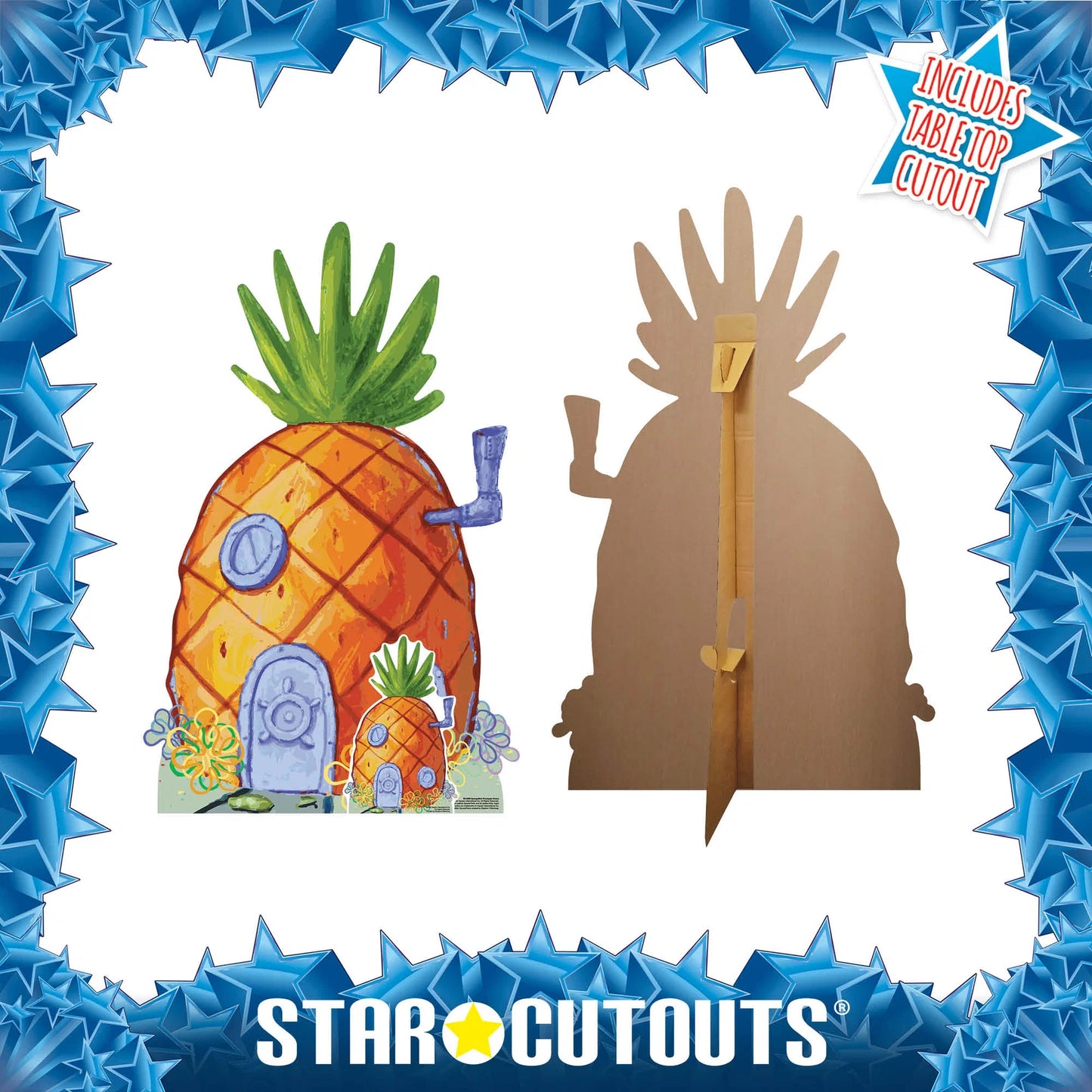 SpongeBob Pineapple House Cardboard Cutout Height 136cm