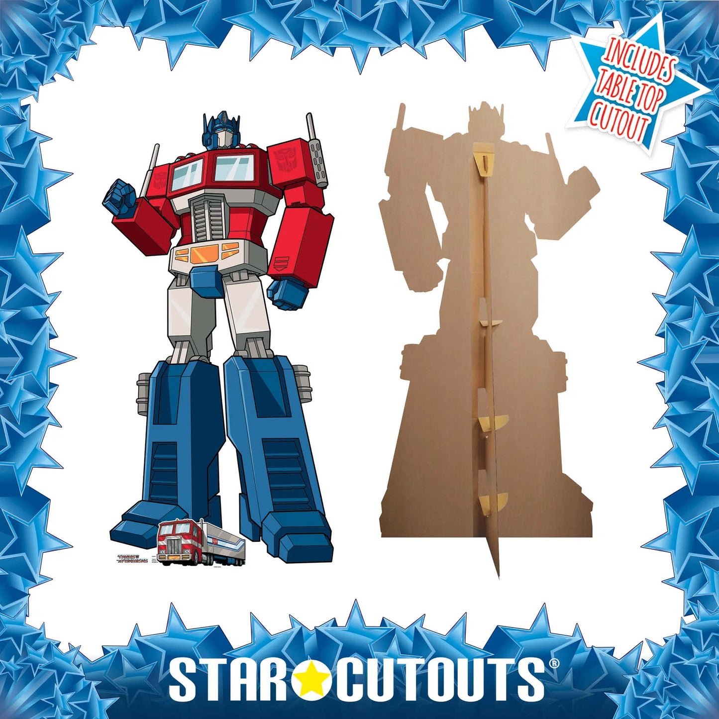 Optimus Prime Transformers Animation Cardboard Cutout Height 191cm