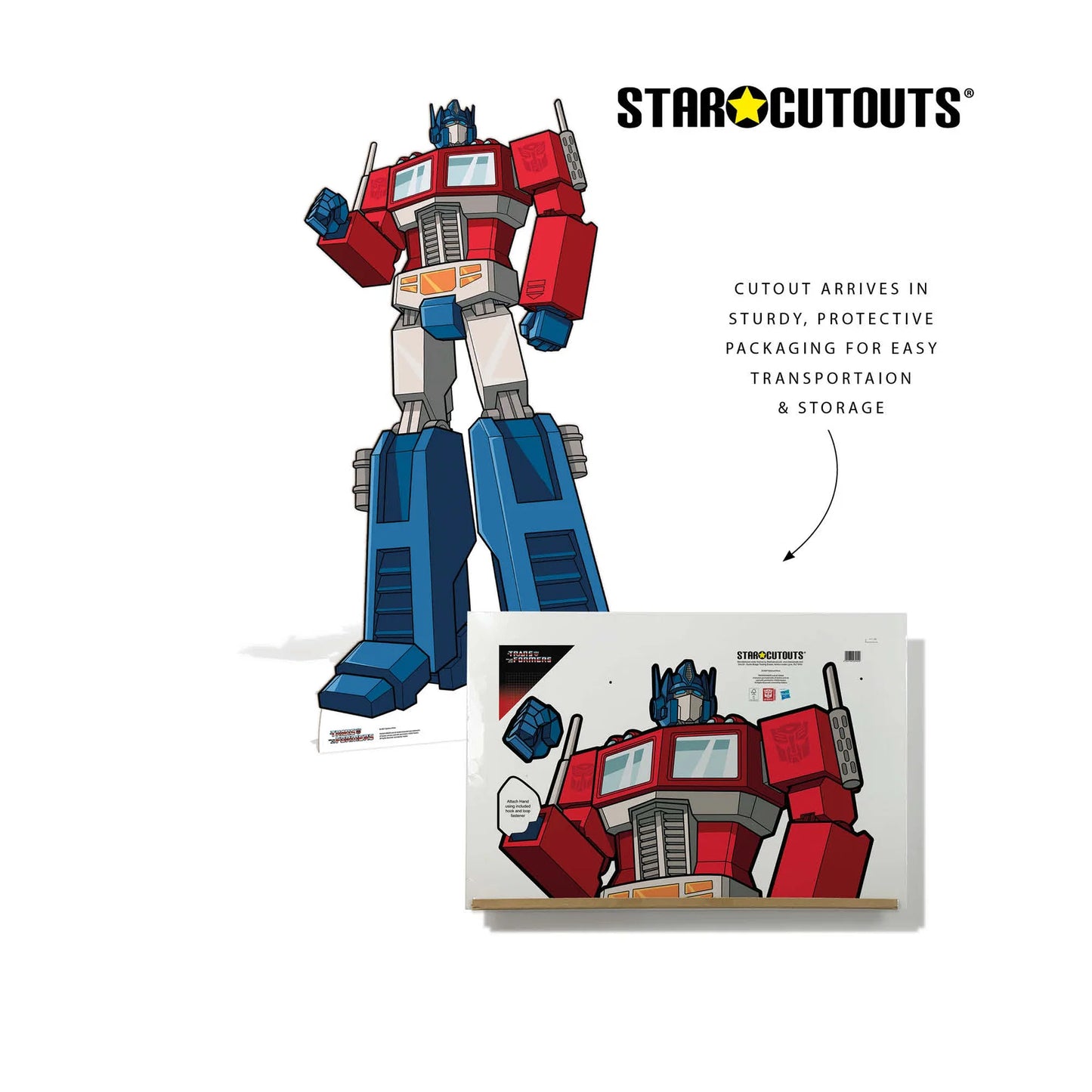 Optimus Prime Transformers Animation Cardboard Cutout Height 191cm
