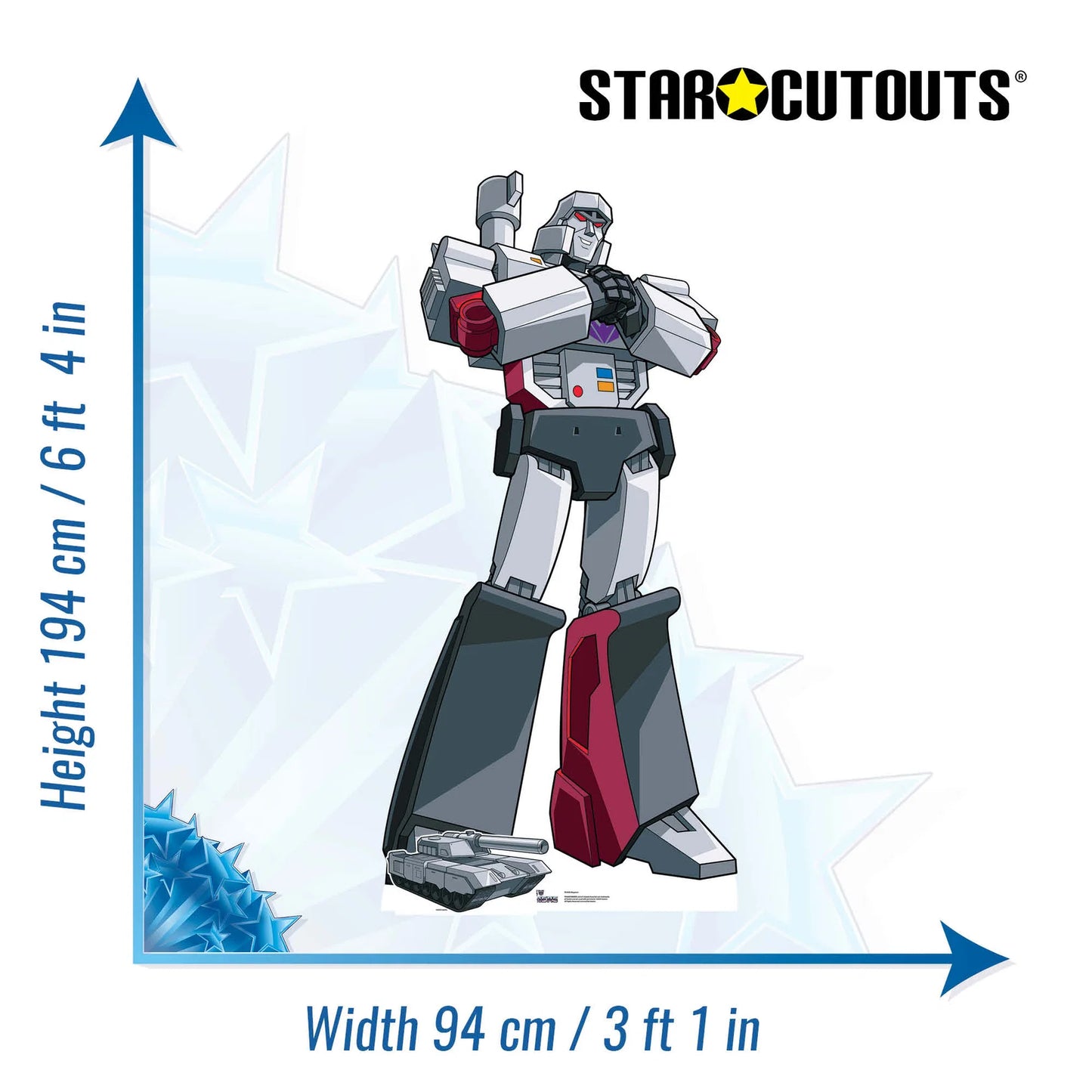 Transformers Megatron Lifesize Cardboard Cutout - Height 194cm