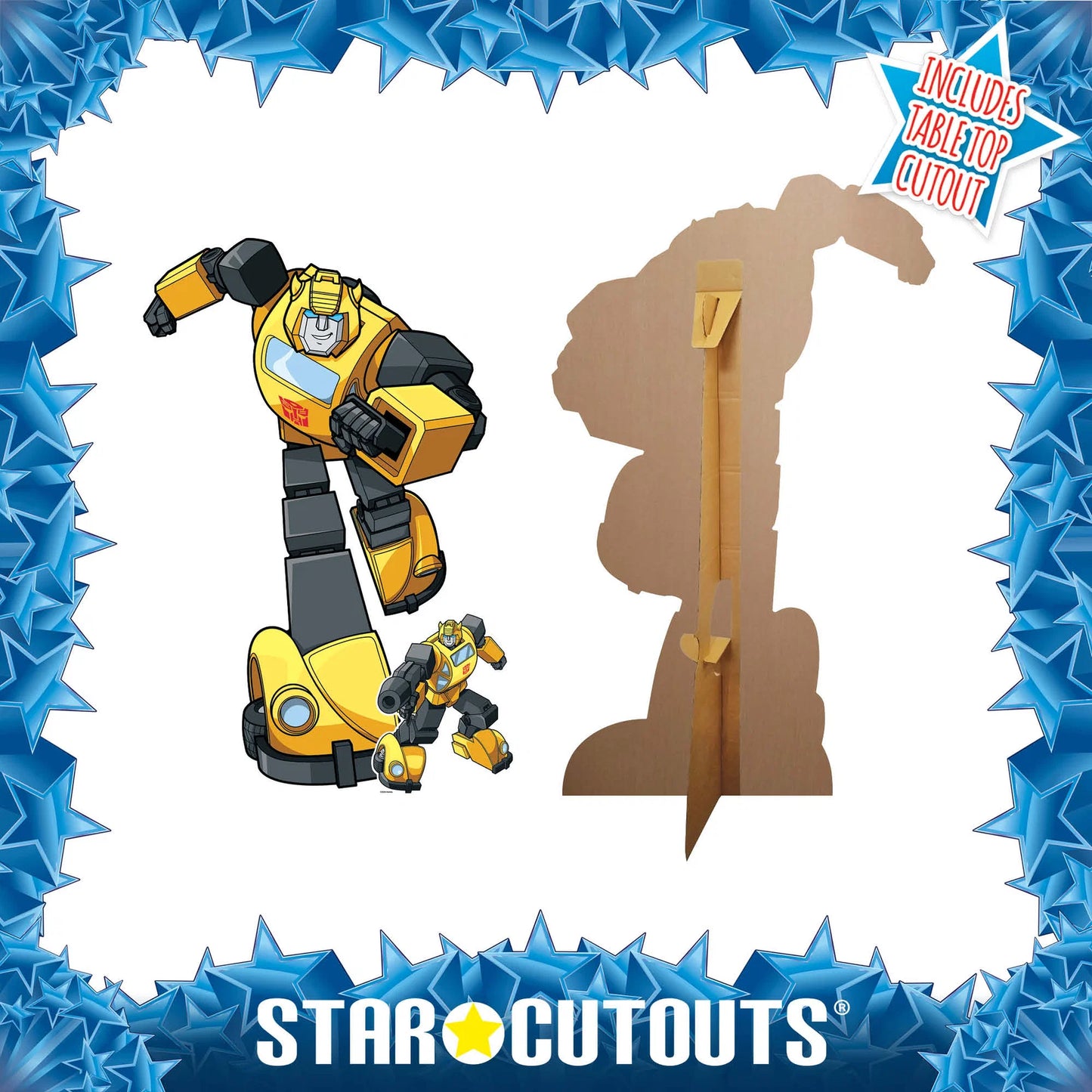 Bumblebee Transformers Animation Cardboard Cutout Height 134cm
