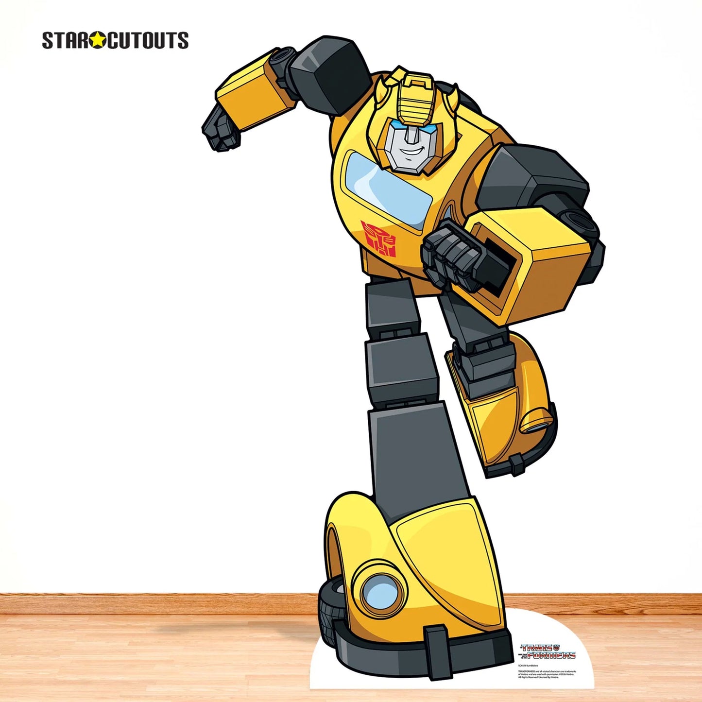 Bumblebee Transformers Animation Cardboard Cutout Height 134cm