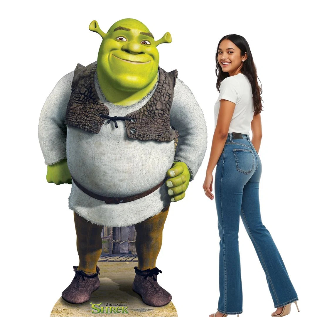 Shrek Large Cardboard Cutout Height 170cm