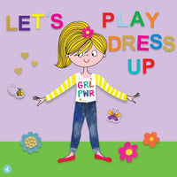 
              GRL PWR Dress Up Sticker Scene & Colouring Book by Rachel Ellen Designs
            