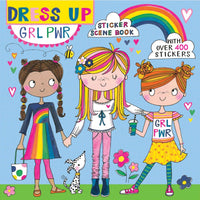 
              GRL PWR Dress Up Sticker Scene & Colouring Book by Rachel Ellen Designs
            