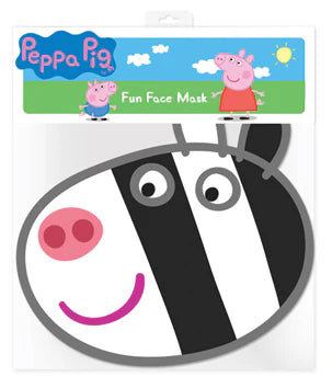 Zoe Zebra Peppa Pig Party Masks (pack of 6) - Anilas UK