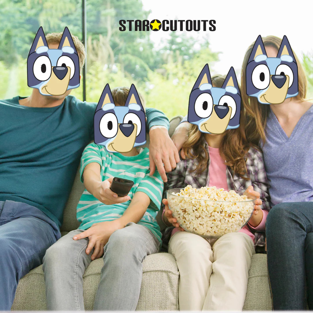 Bluey Party Masks (pack of 6) - Anilas UK
