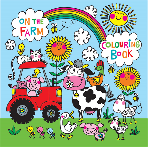 On the Farm Colouring Book by Rachel Ellen Designs - Anilas UK