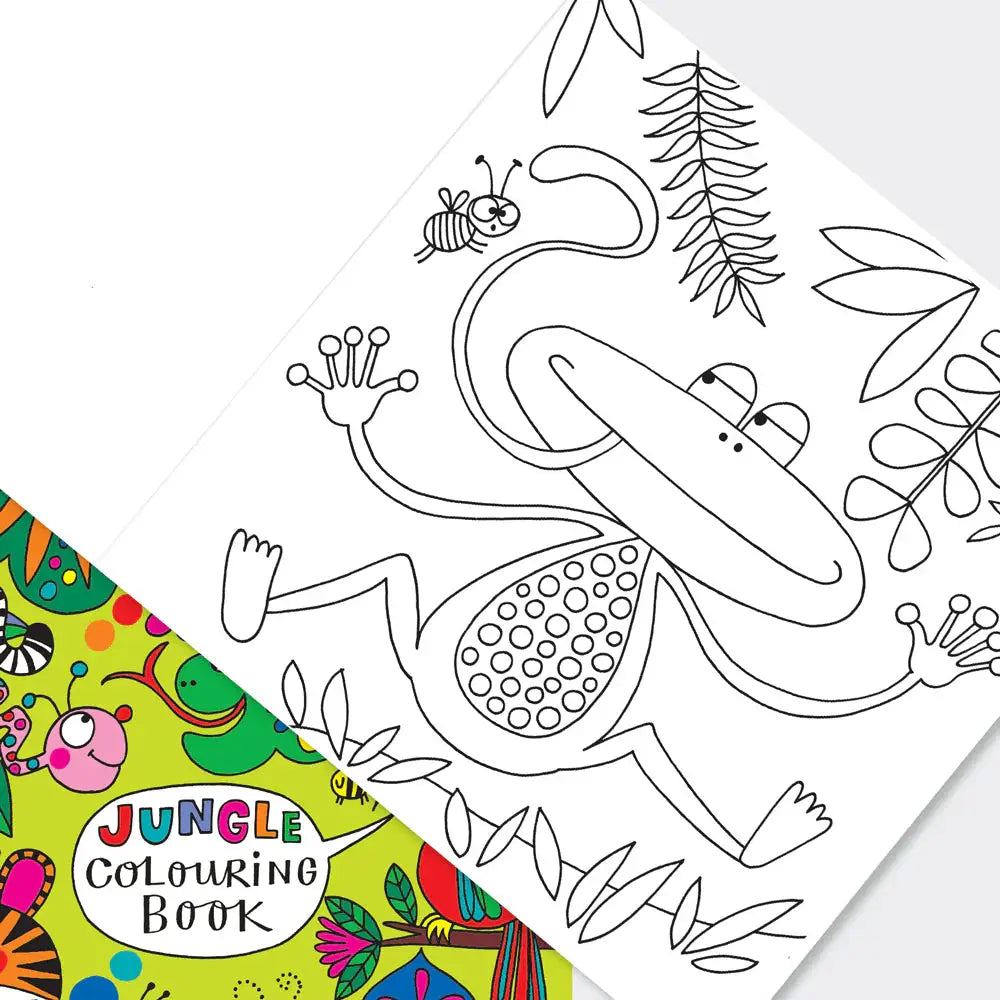 Jungle Colouring Book by Rachel Ellen Designs