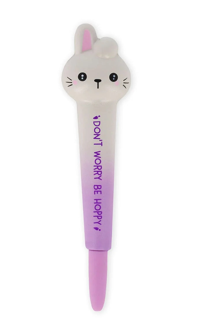 Legami Bunny Squeezies Squishy Gel Pen - Anilas UK