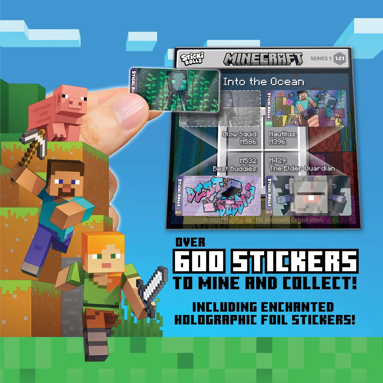 Sticki Rolls Minecraft Capsules