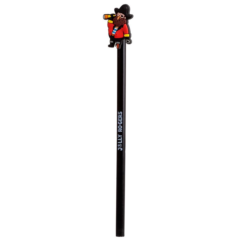 Jolly Rogers Pirates Pencil with Topper - Anilas UK