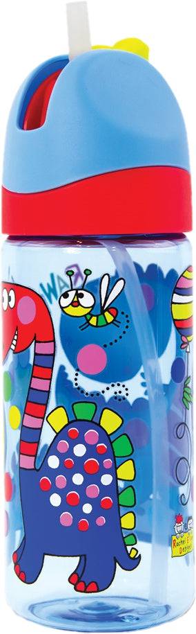 Rachel Ellen Designs Dinosaurs Themed Water Bottle with Straw - Anilas UK