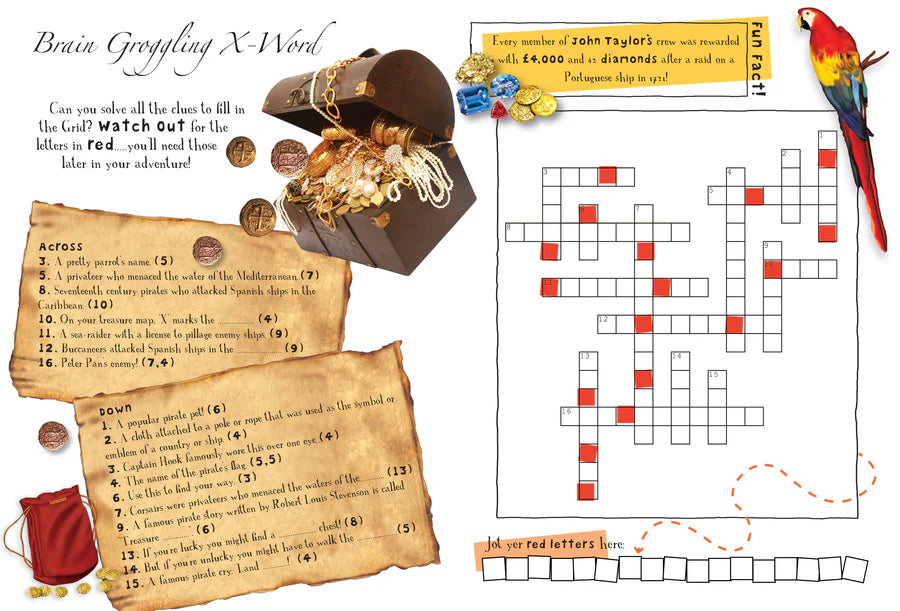 Discover Pirates Sticker Book - Find, Stick and Learn - Anilas UK