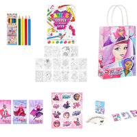 Super Girls 12 Party Bags with Fillers - Anilas UK