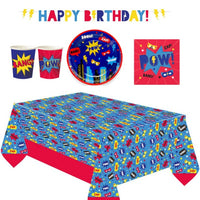 Superhero Party Pack for 8 people - Anilas UK