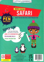 
              Safari Wipe Clean Book with Pen - Anilas UK
            