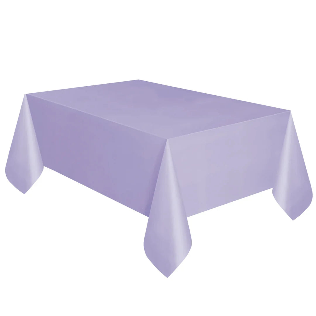 Lavender Plastic Table Cover (137x274 cm) - Anilas UK