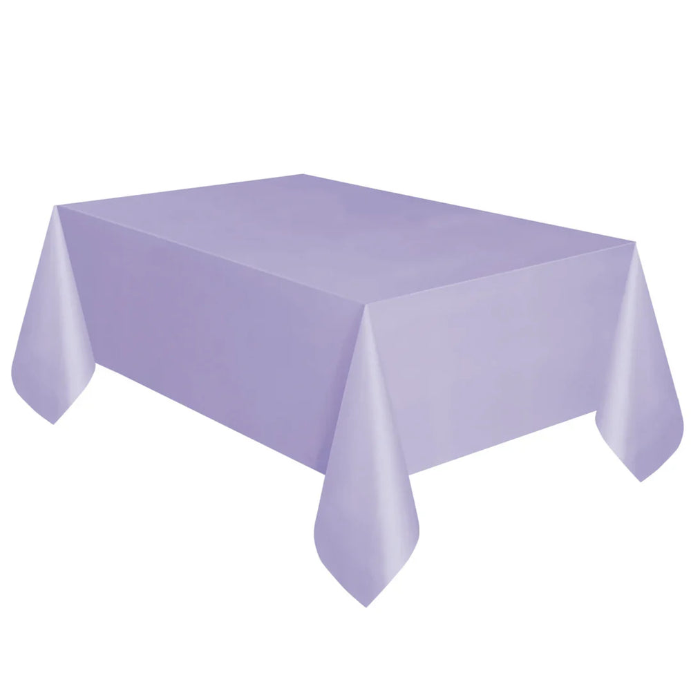 Lavender Plastic Table cover (137x274 cm)