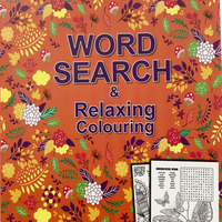 Word Search & Relaxing Colouring - Anilas UK