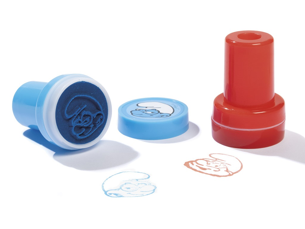 Smurfs Self Inking Stamps, Set of 12 - Anilas UK