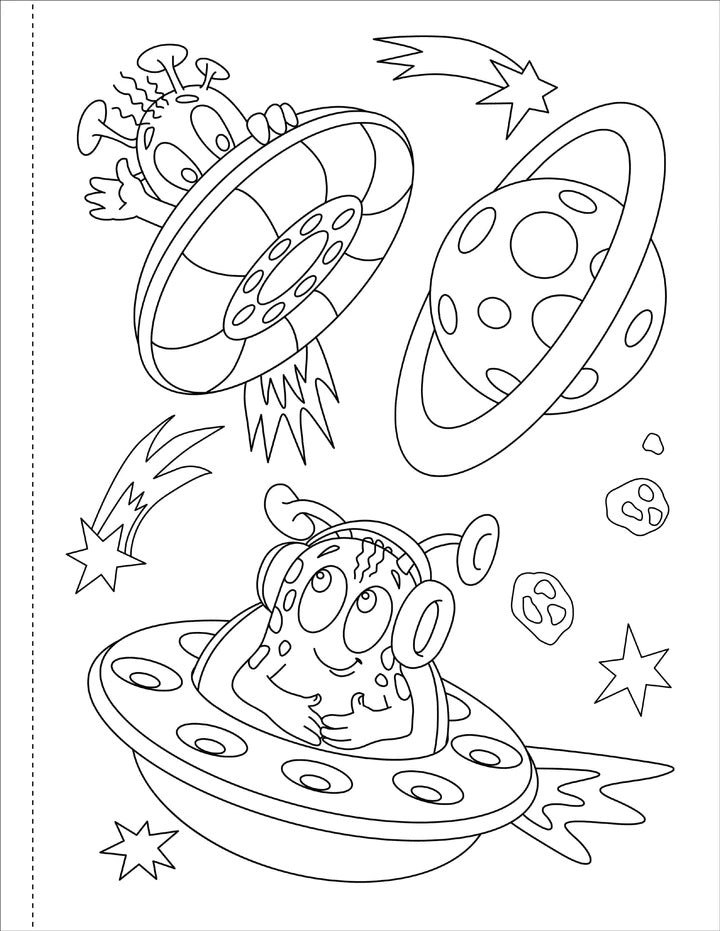 Solar System Colouring Book - Anilas UK