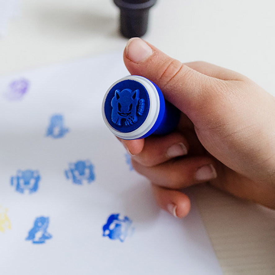Sonic Self Inking Stamps, Set of 12 - Anilas UK
