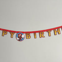 Sonic "Happy Birthday" Die-Cut Paper Banner - Anilas UK