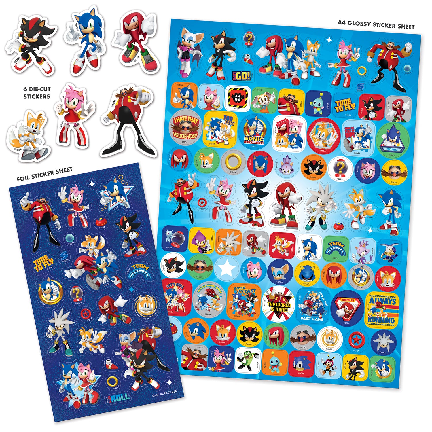 Sonic the Hedgehog Mega Sticker Pack – Anilas UK