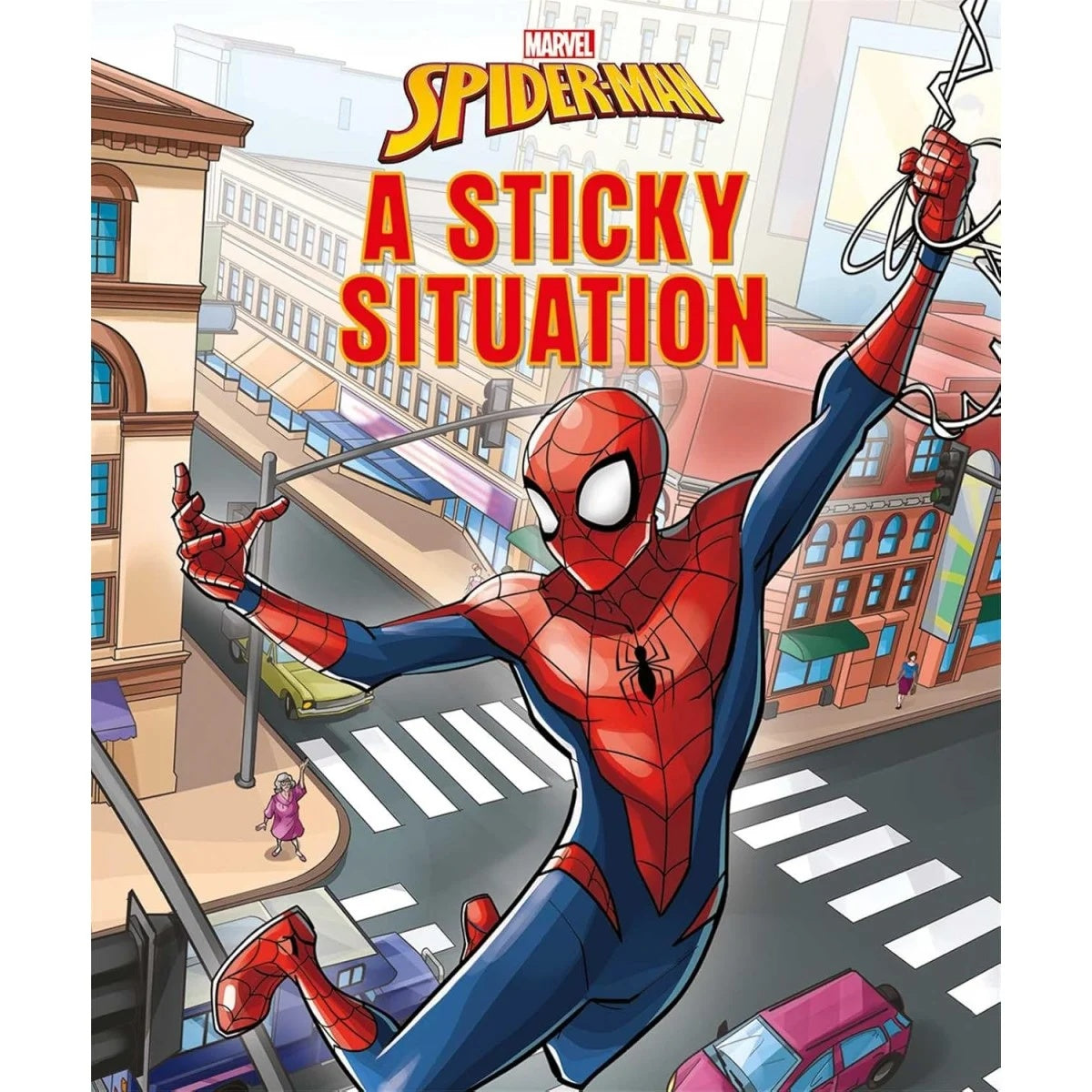 Marvel Spider-Man: A Sticky Situation Illustrated Picture Book - Anilas UK