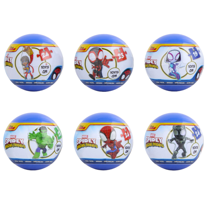 Marvel Spidey Mini Surprise Puzzle Ball - Anilas UK