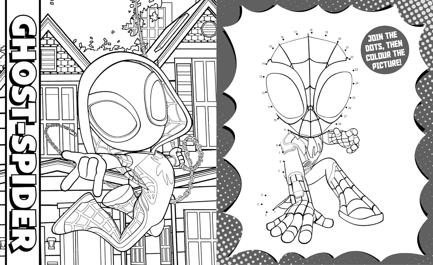 Spidey & Friends: 5 in 1 Colouring Book - Anilas UK
