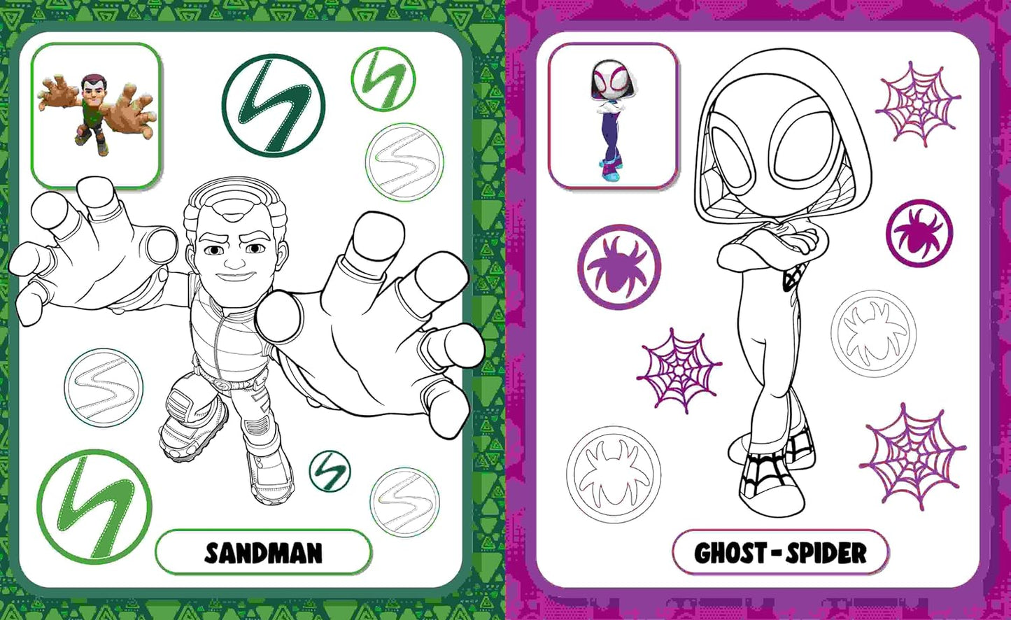 Spidey & Friends: 5 in 1 Colouring Book - Anilas UK