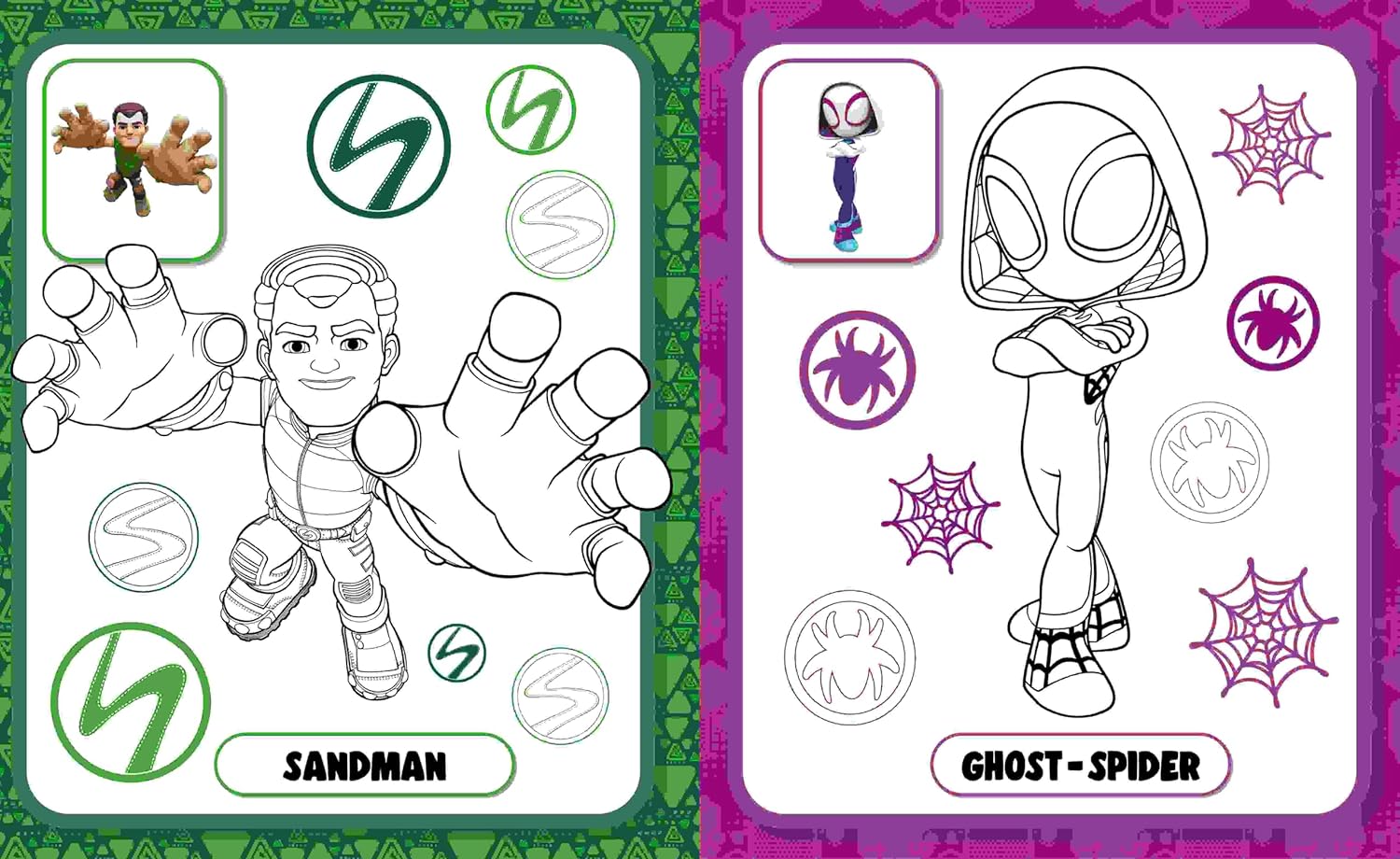 Spidey & Friends: 5 in 1 Colouring Book - Anilas UK