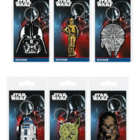 Star Wars Official Rubber 2D Keyrings - Anilas UK