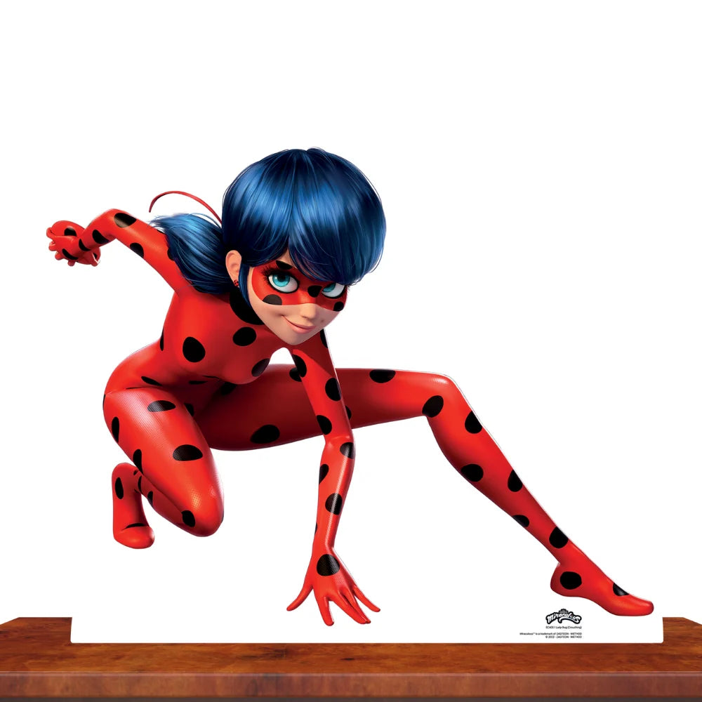 Lady Bug (Crouching) - Miraculous: Tales of Ladybug & Cat Noir Cardboard Cut Out Height 93cm