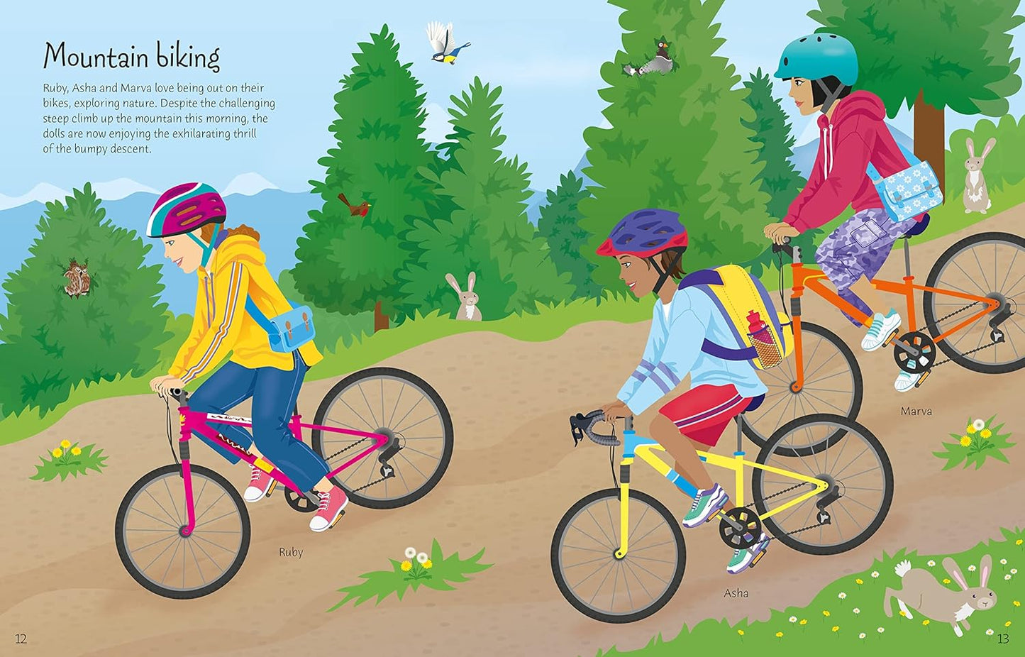 Sticker Dolly Dressing Countryside Book - Anilas UK