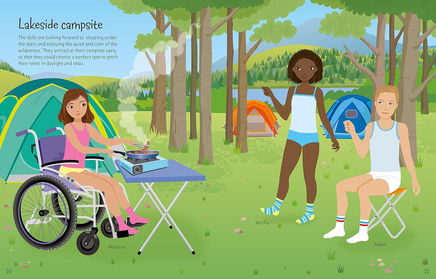 Sticker Dolly Dressing Countryside Book - Anilas UK