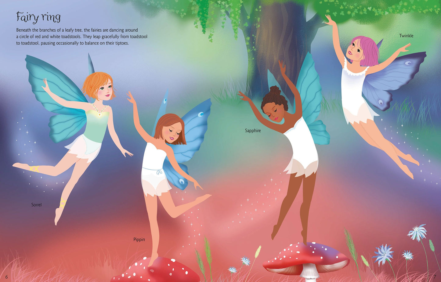 Sticker Dolly Dressing Dancing Fairies - Anilas UK