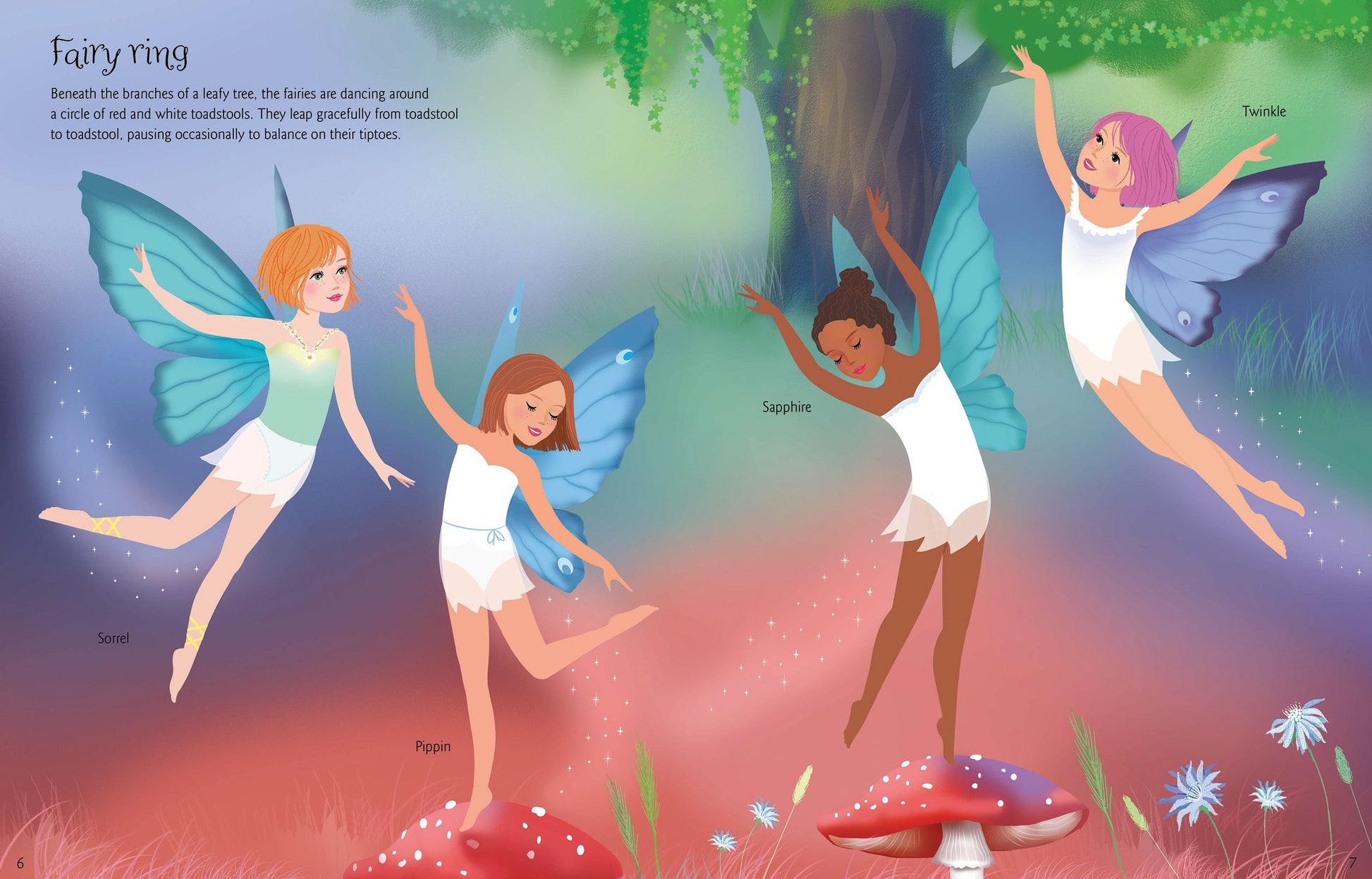 Sticker Dolly Dressing Dancing Fairies - Anilas UK