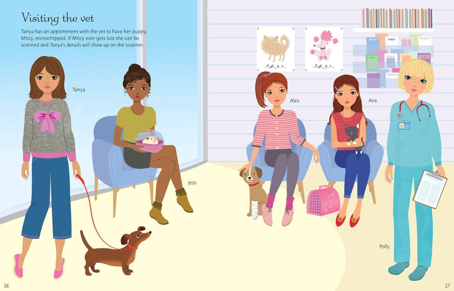 Sticker Dolly Dressing Dogs and Puppies - Anilas UK