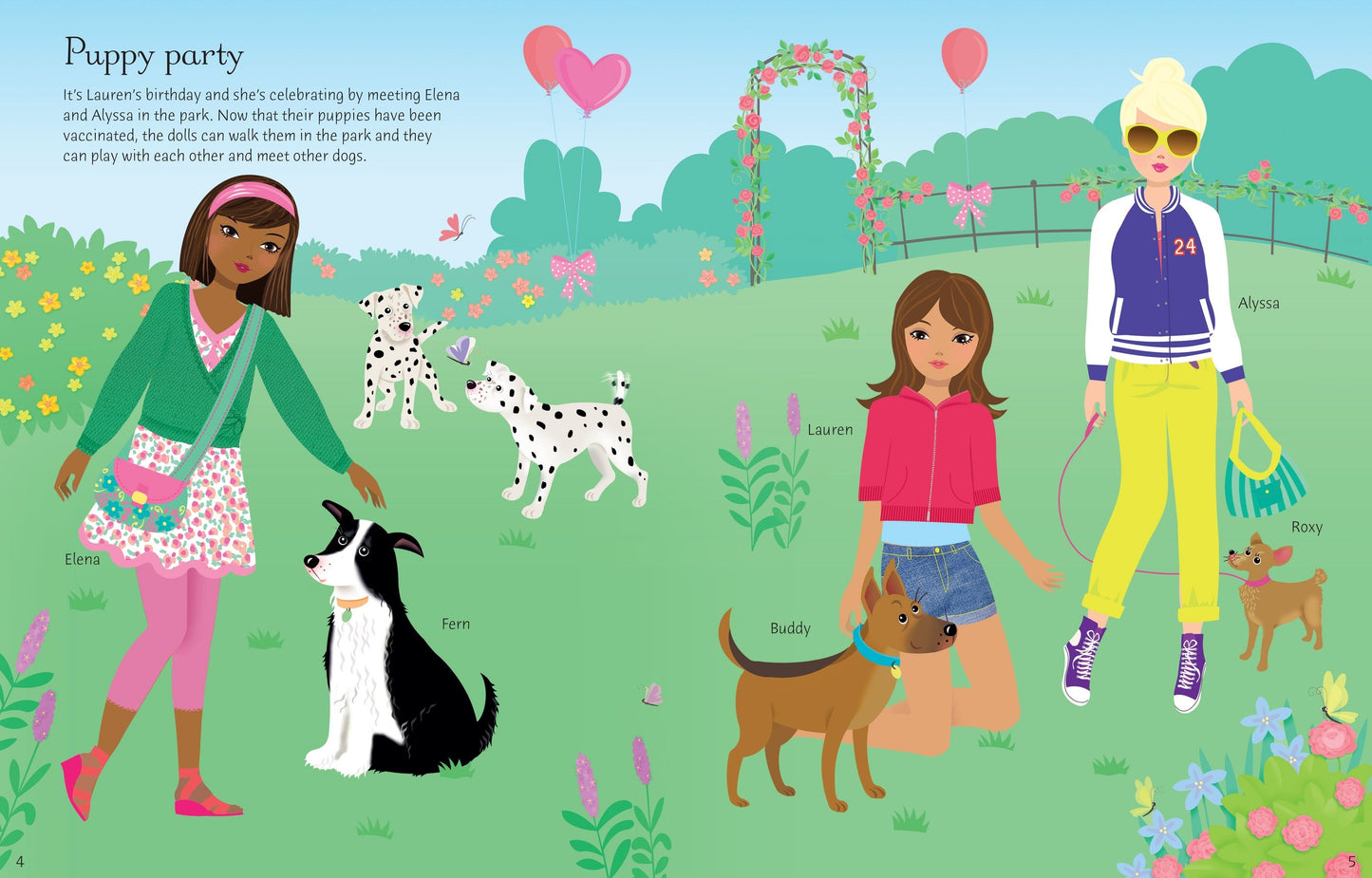 Sticker Dolly Dressing Dogs and Puppies - Anilas UK
