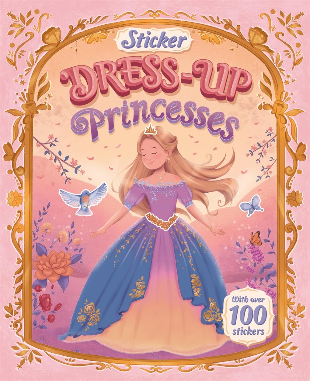 Sticker Dress-Up Princesses Book, includes over 100 stickers - Anilas UK