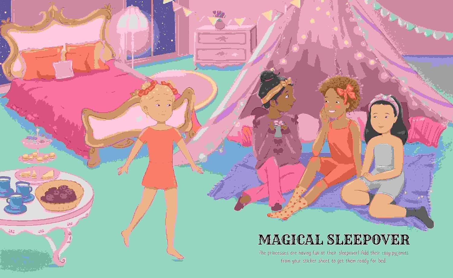 Sticker Dress-Up Princesses Book, includes over 100 stickers - Anilas UK