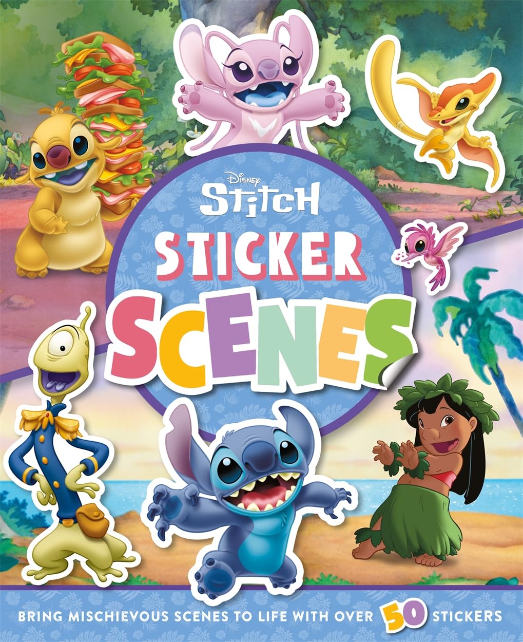 Disney Stitch: Sticker Scenes Book - Anilas UK