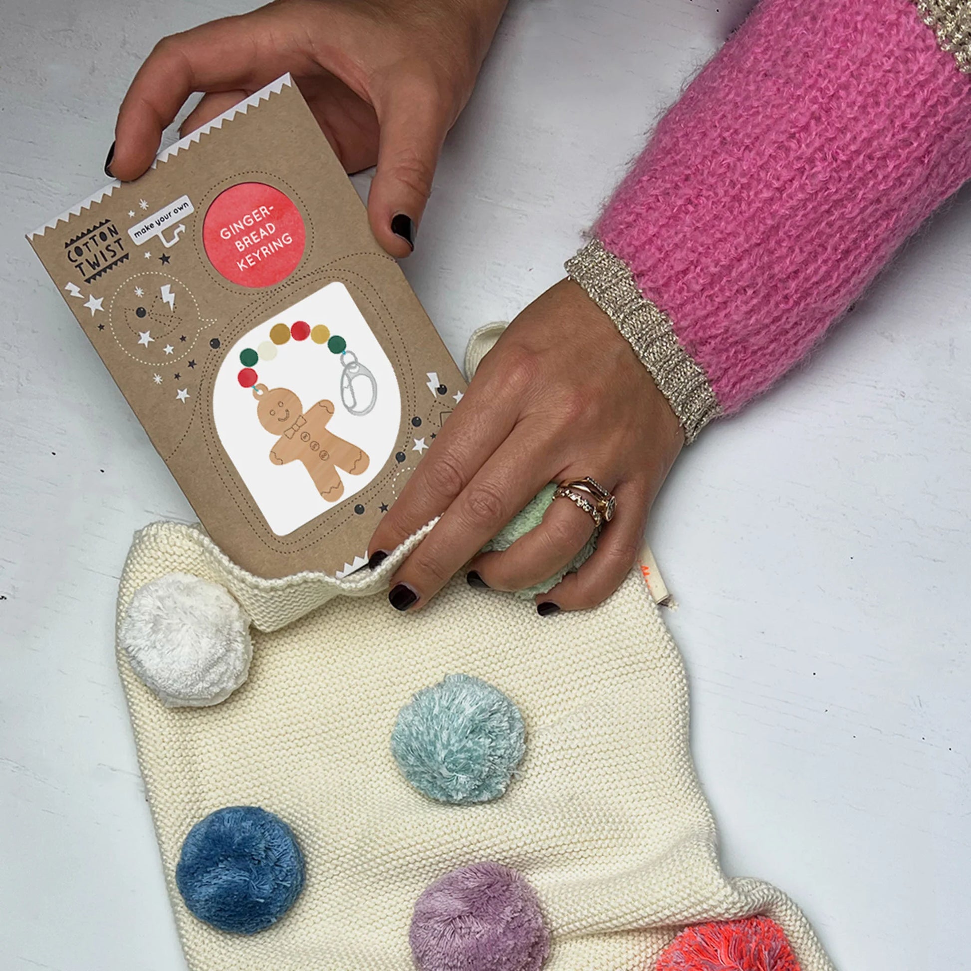 Make Your Own Gingerbread Man Keyring - Anilas UK