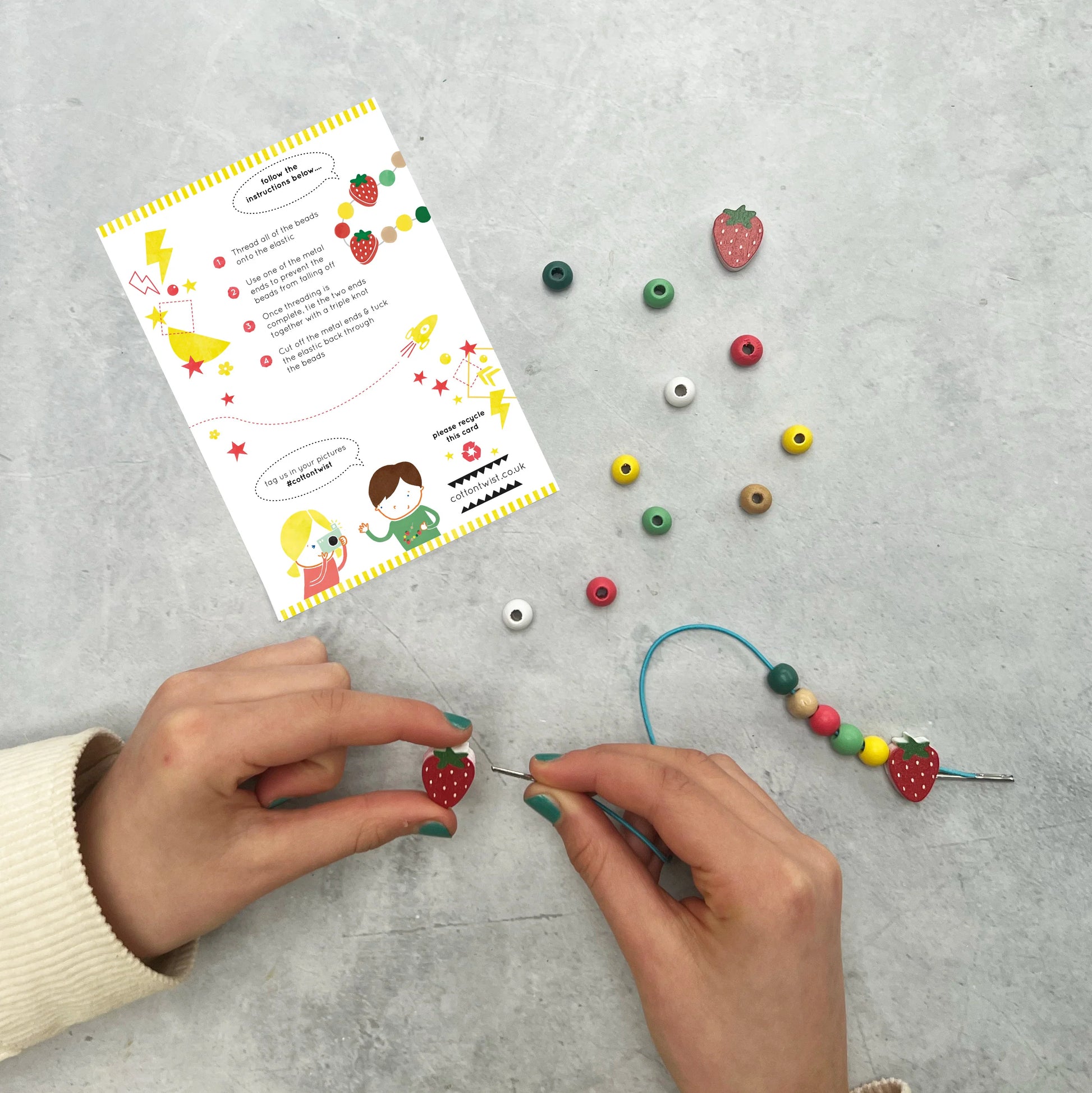 Make Your Own Strawberry Bracelet - Anilas UK