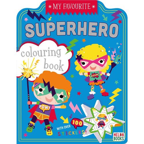 My Favourite Superhero Colouring Book - Anilas UK