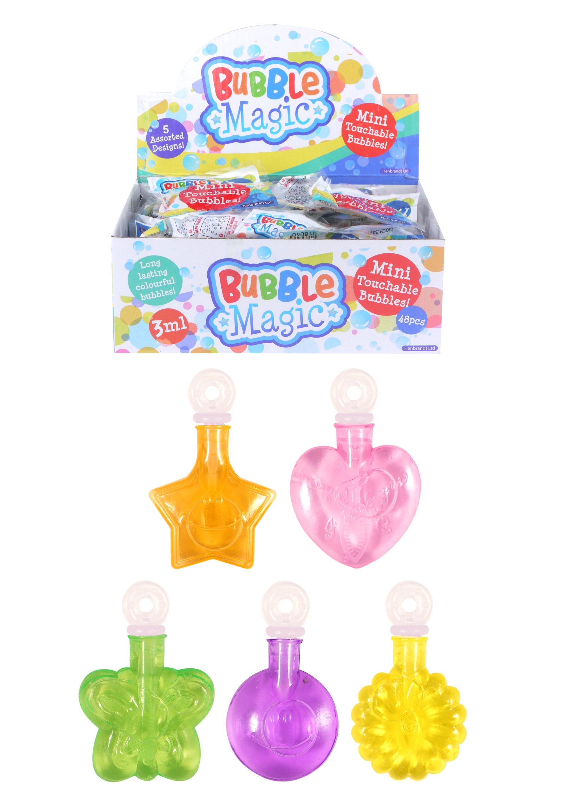 12 Mini Amazing Catchable Bubbles - Anilas UK